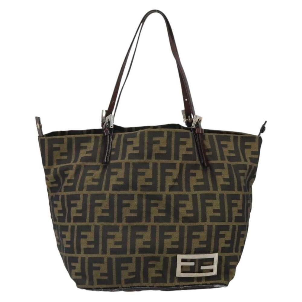 Fendi Zucca Tote Bag Black